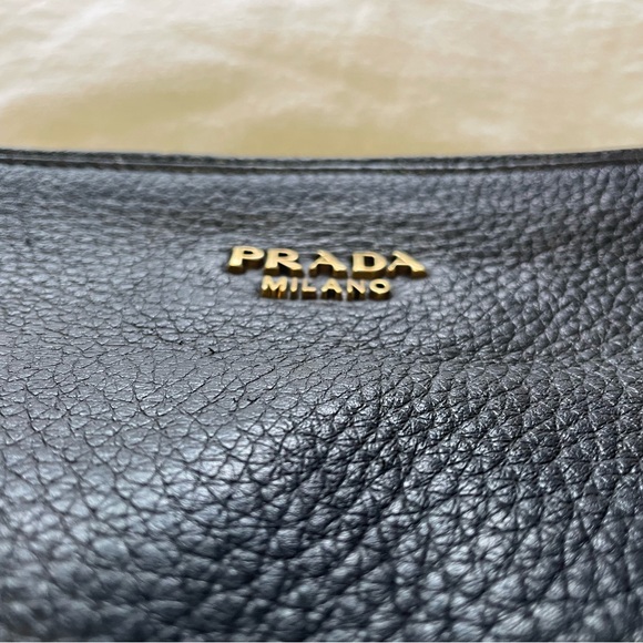 Authentic PRADA Black Cervo Fringe Clutch - Picture 9 of 12